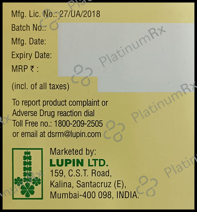 Dapaturn M 5/500mg Tablet ER 10s