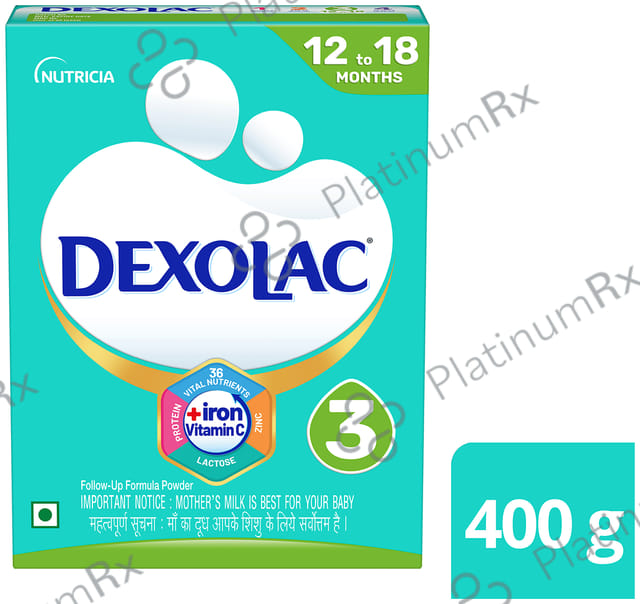 Dexolac Follow Up Formula Stage 3 Powder 400gm