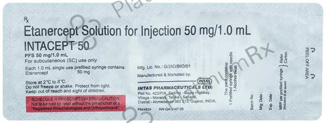 Intacept 50mg Injection 1ml