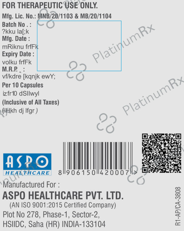 Asponim M Capsule 10s