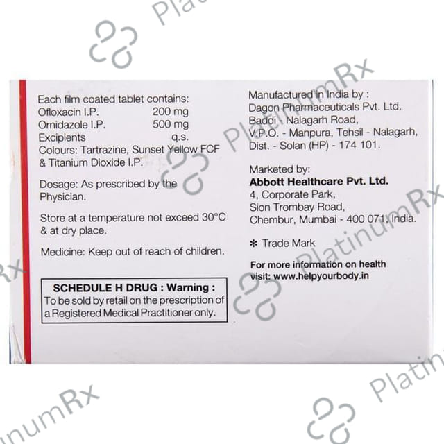 Zil O 200/500mg Tablet 10s