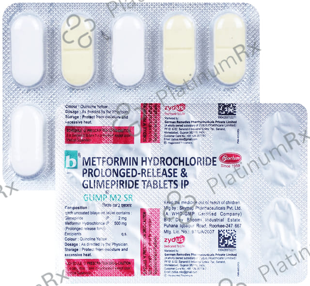 Glimp M 2/500mg SR Tablet 10s