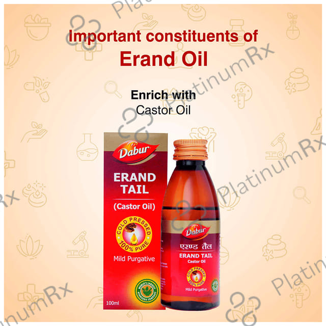 Dabur Erand /Castor Tail - Helps Ease Constipation 100 ml