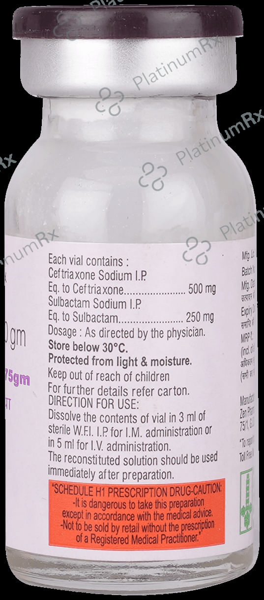 Xone Ceff S 500mg/250mg Injection