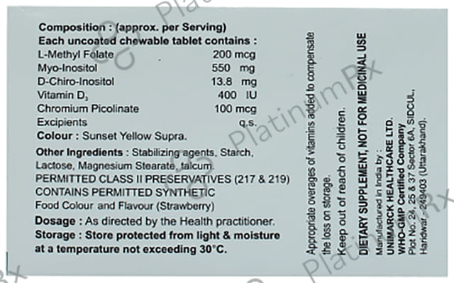 Forpcos D Chewable Tablet 10s