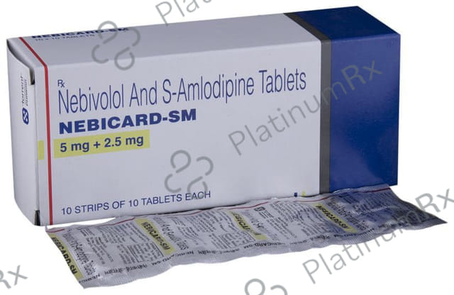 Nebicard SM 5/2.5mg Tablet 10s