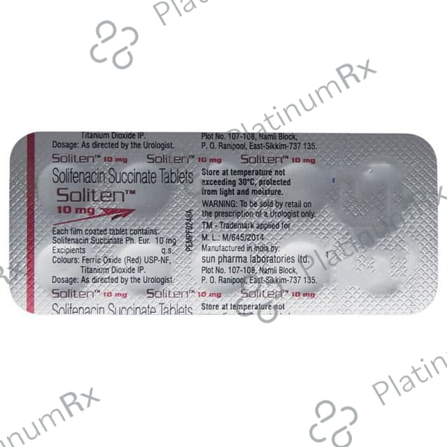 Soliten 10mg Tablet 10s