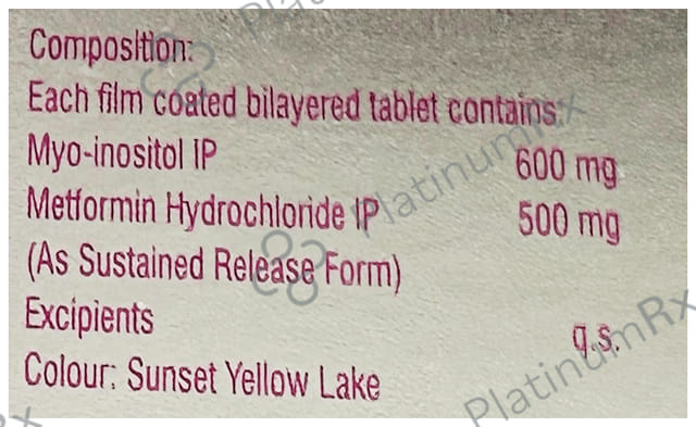 Met Innovfol New 500/600mg Tablet 15s