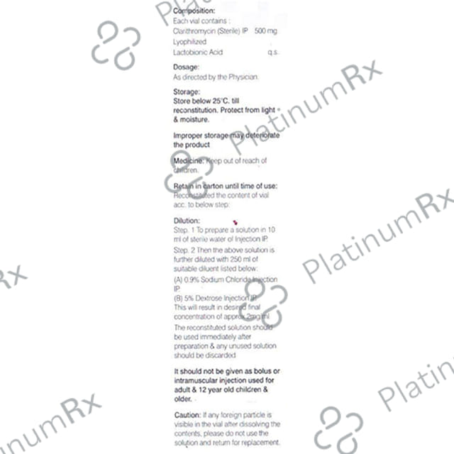 Clarispey 500mg Infusion 1s