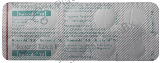 Korandil 10mg Tablet 10s