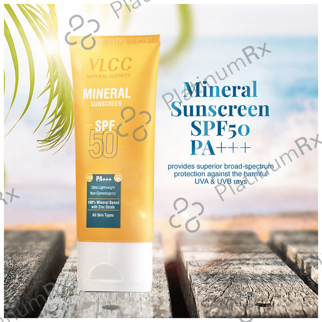 VLCC Mineral Sunscreen SPF 50 PA+++ Cream 50gm