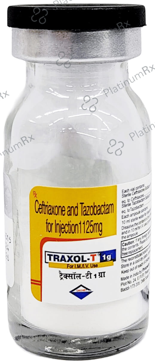 Traxol T 1000 mg/125 mg Injection