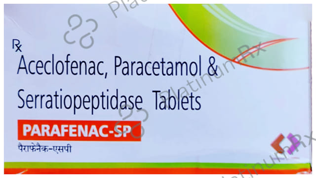 Parafenac SP 100mg/325mg/15mg Tablet