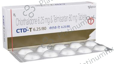 CTD T 6.25/80mg Tablet 10s