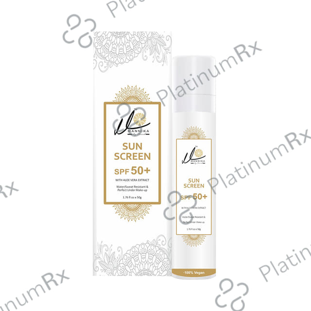 Mannika by Tanish Sunscreen SPF 50+ Cream 50gm