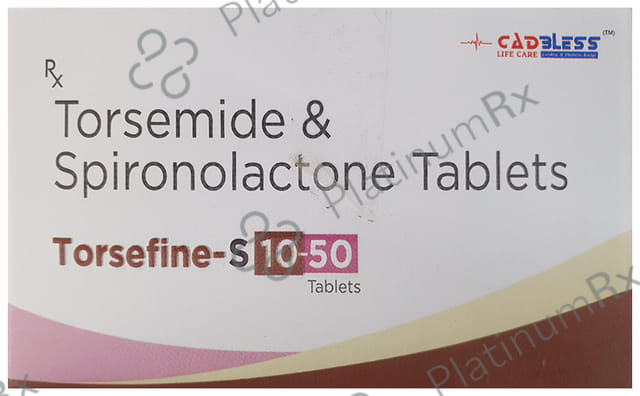 Torsefine S 10mg 50mg Tablet 15s