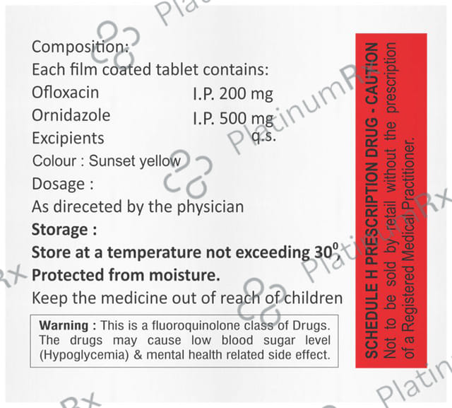Zuboflox OZ 200/500mg Tablet 10s