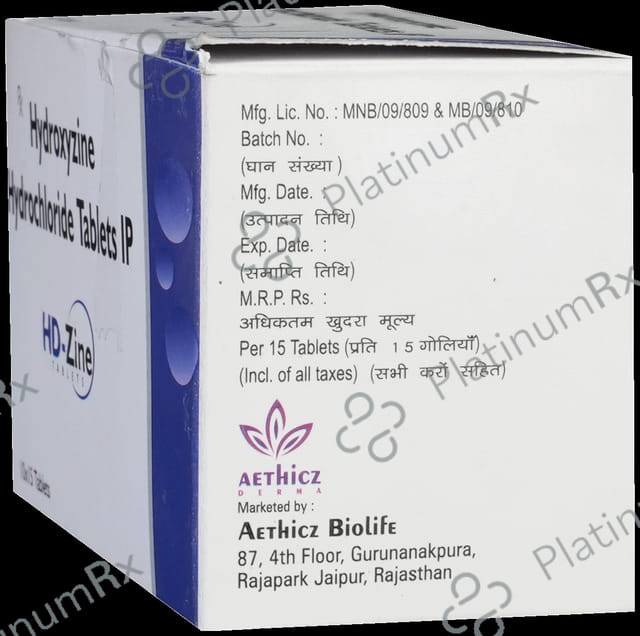 HD Zine 25mg Tablet