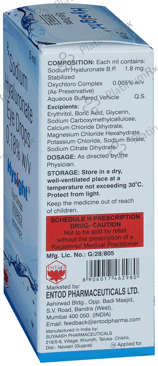 Hysight Eye 1.8mg Eye Drop 5ml