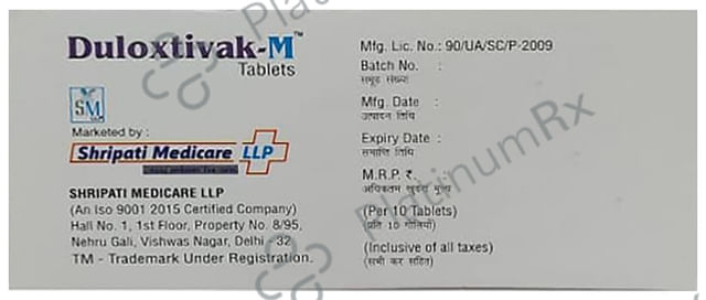 Duloxtivak-M Tablet