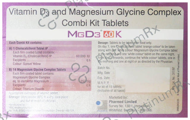 Mgd3 60000IU Tablet 1s