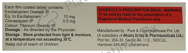 Questa Plus 0.5/10mg Tablet 10s