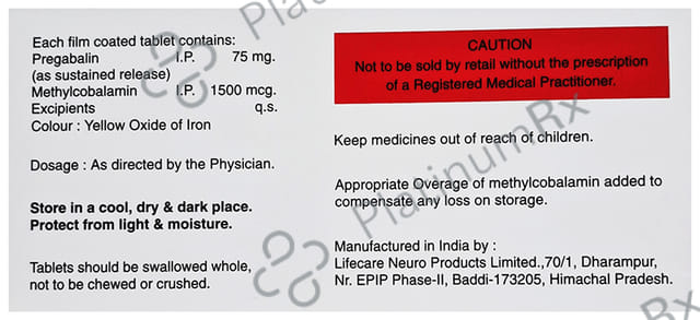 Pregastrom M 75 Tablet SR