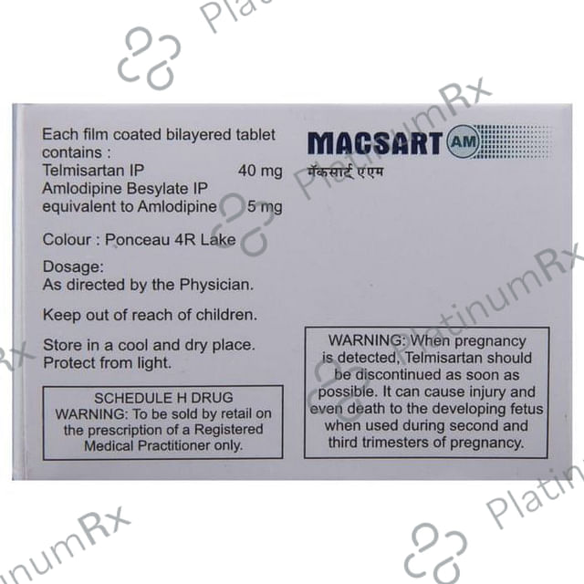 Macsart AM 40/5mg Tablet 10s