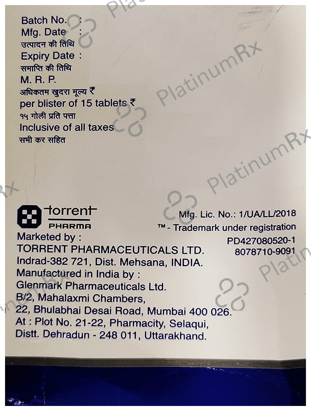 Tenzulix M 500 Tablet ER 15 Tablet ER