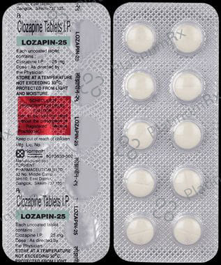 Lozapin 25mg Tablet