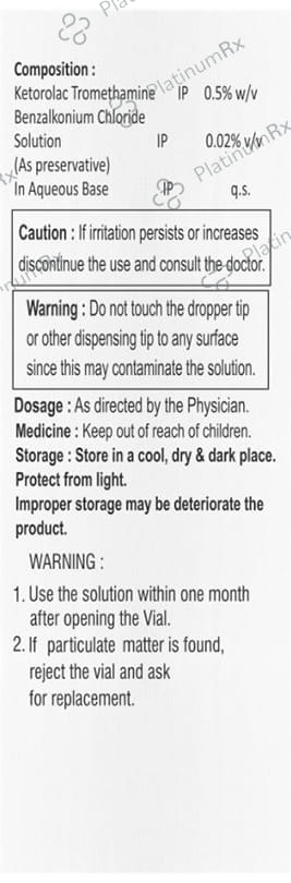 Ketocel 0.5% Eye Drop 5ml