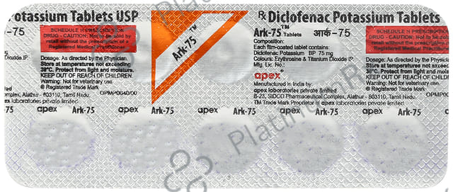 Ark 75mg Tablet 10s