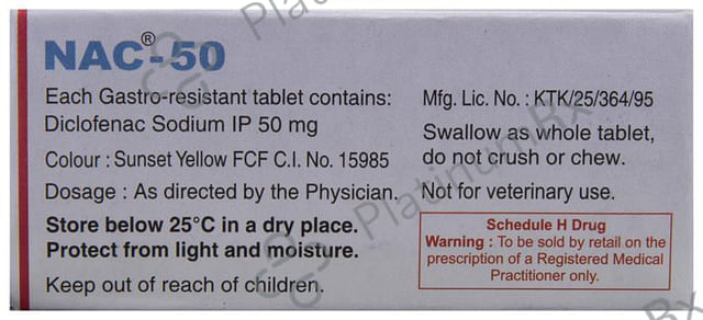 NAC 50mg Tablet 10s