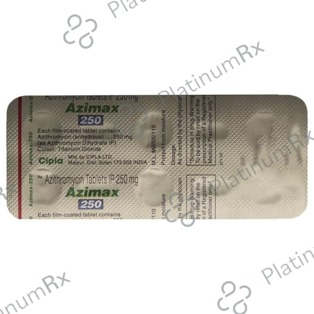 Azimax 250 Tablet