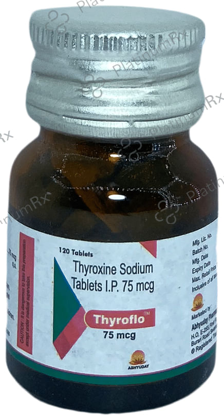 Thyroflo 75mcg Tablet 120s