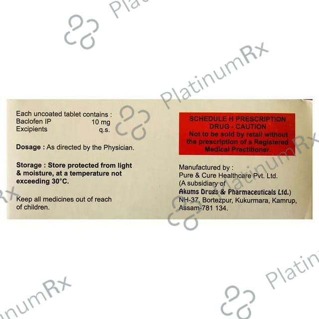 Baclolyf 10 Tablet
