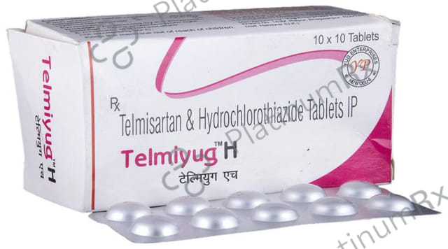 Telmiyug H Tablet 10 Tablet