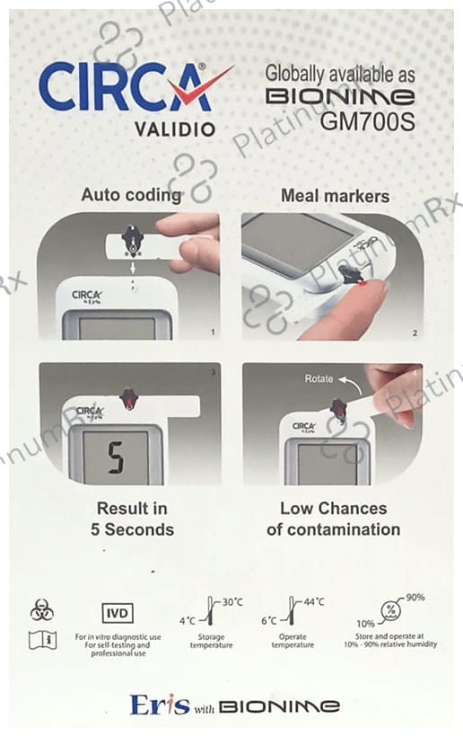 Circa Validio Blood Glucose Monitoring System