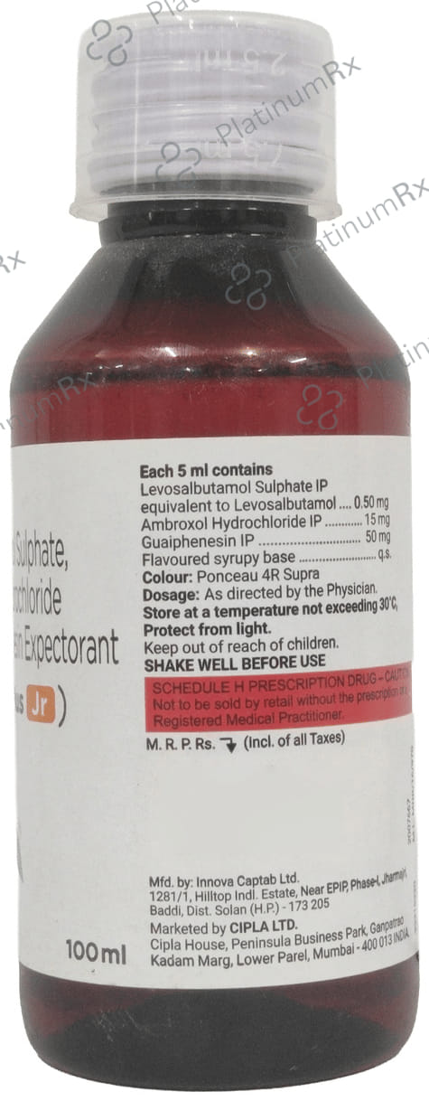 Levolin Plus JR Expectorant 60ml