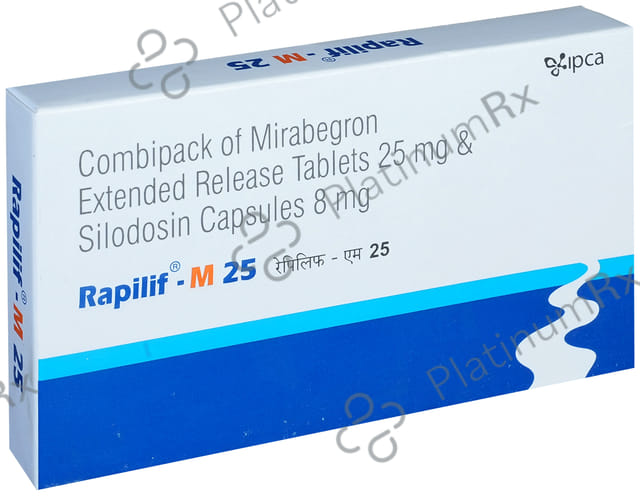 Rapilif M 25/8mg Capsule 10s