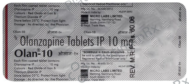 Olan 10mg Tablet 10s