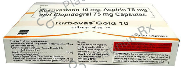 Turbovas Gold 10/75/75mg Capsule 10s