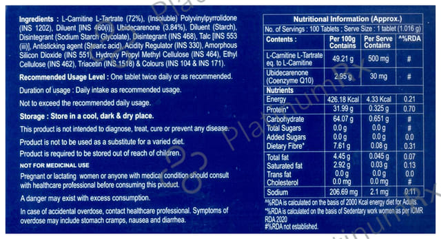 Ubinext LC 30/500mg Tablet 10s