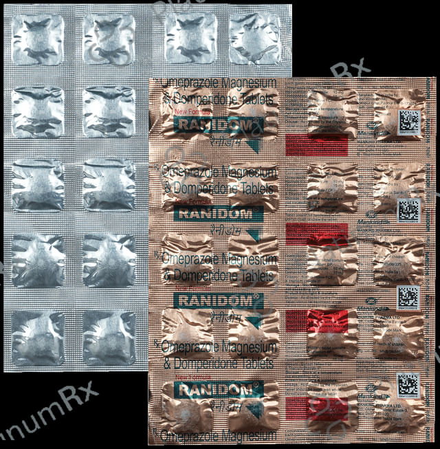 Ranidom 10/15mg Tablet 20s