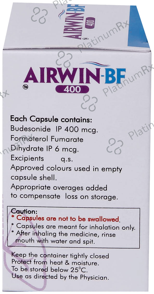 Airwin BF 400/6mcg Capsule 30s
