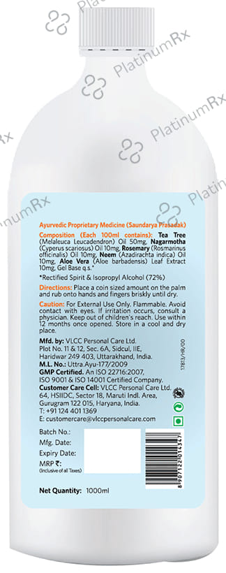 VLCC Natural Science Advanced Hand Sanitizer 1000 ml
