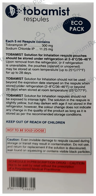 Tobamist 300mg Eco Pack Respules 5X5ml