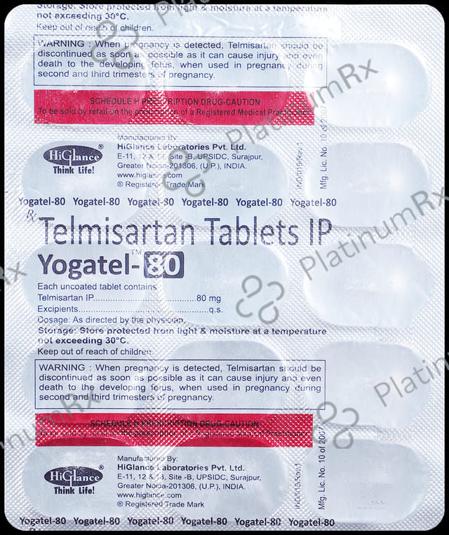 Yogatel 80 Tablet