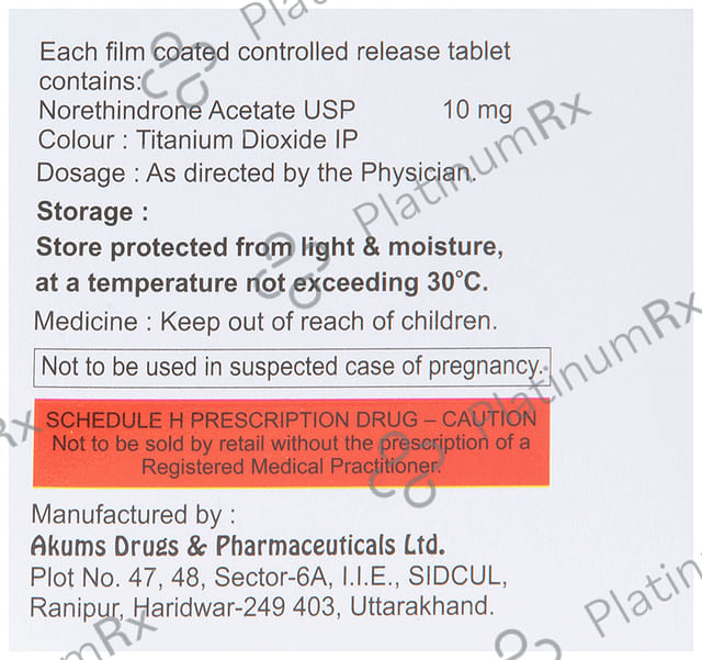Normonal CR 10mg Tablet 10s