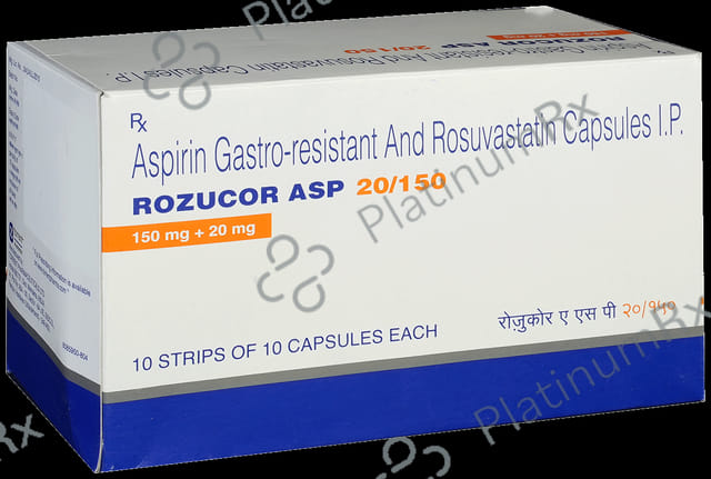 Rozucor ASP 20/150mg Capsule 10s